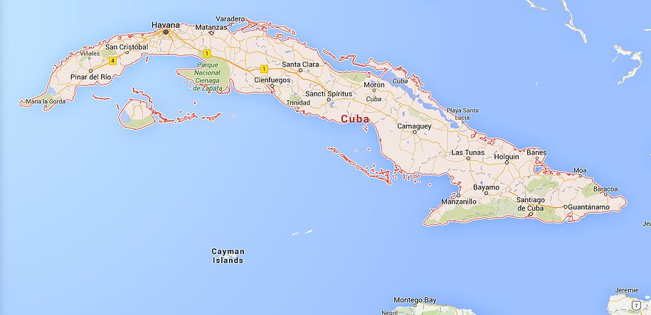 cuba-map | One Yoga Global